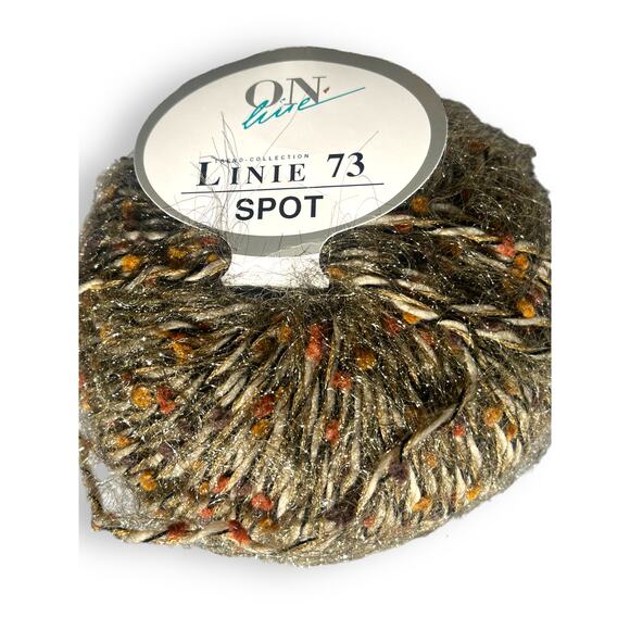 3 Skeins ONLine Linie 73 Spot Yarn | 007 Brown with Gold - Picture 9 of 10